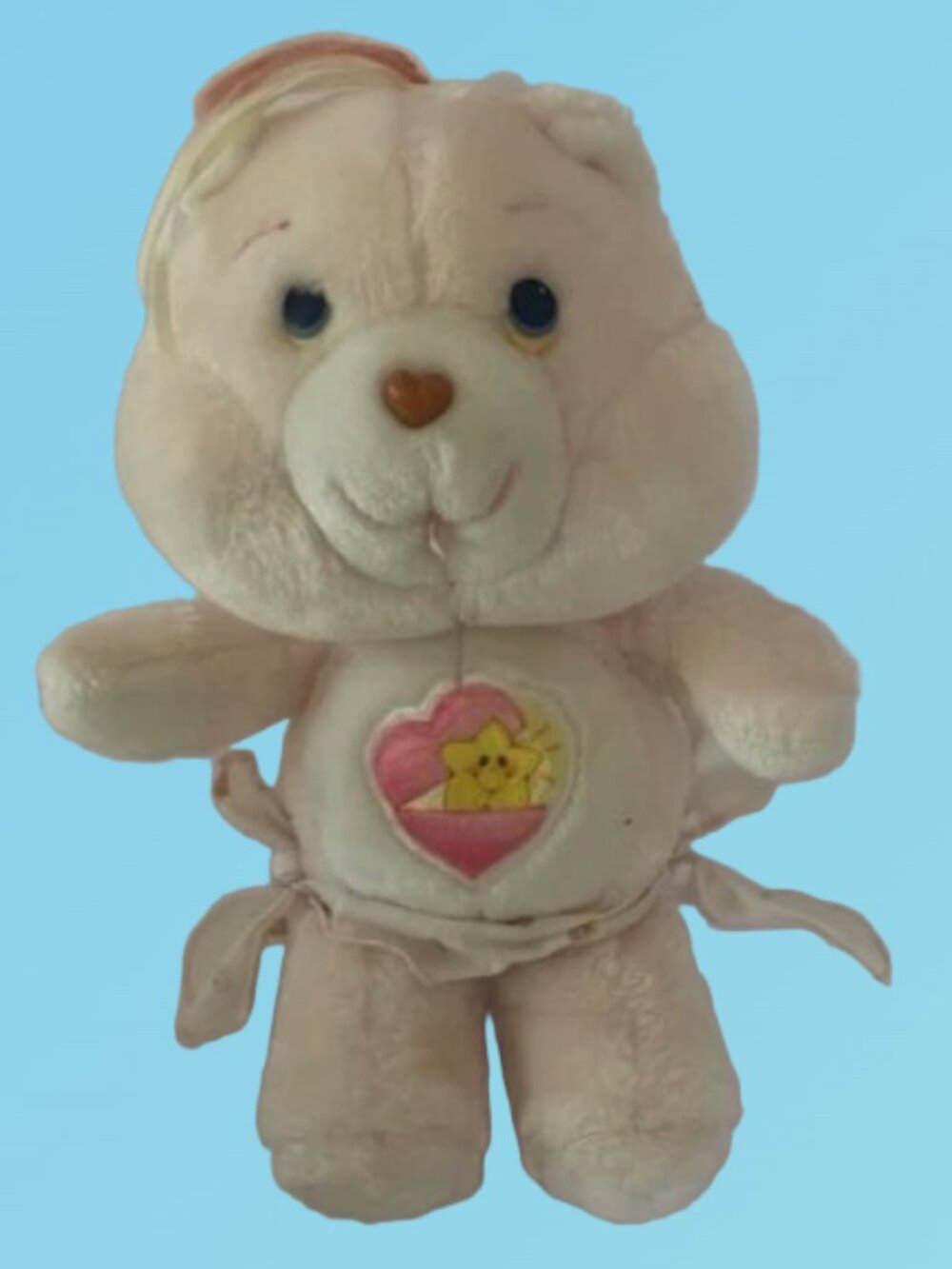 Vintage 1983 Care Bears Baby Hugs Bear Plush  11" Stuffed Toy